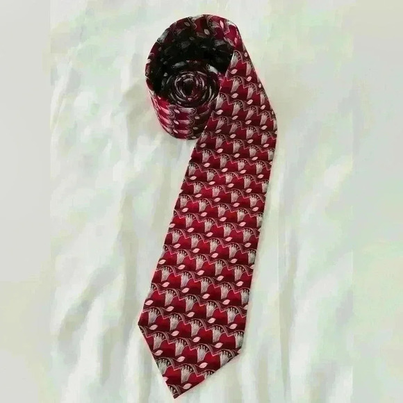 Ermenegildo Zegna 100% Silk Tie - Picture 1 of 9